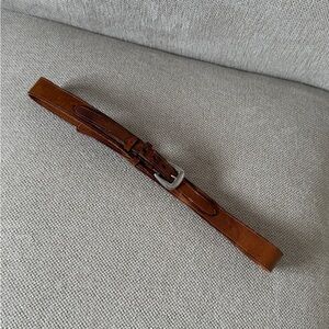 Brown Leather Belt Dooney Bourke